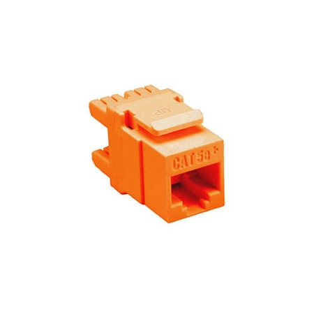 Allen Tel Cat 5e High Density Jack Module, Orange AT65-16